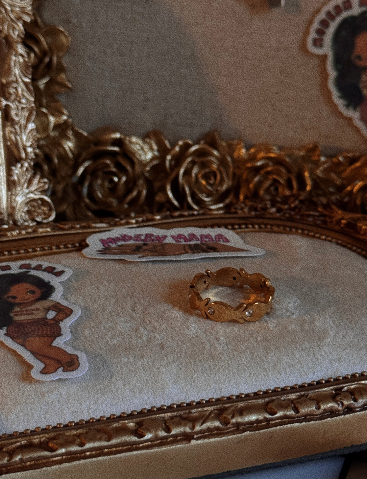Fish ring- gold color