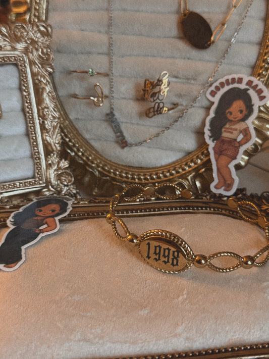 “1998” bangle