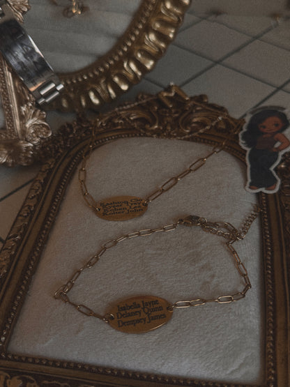 Name Plate Bracelet