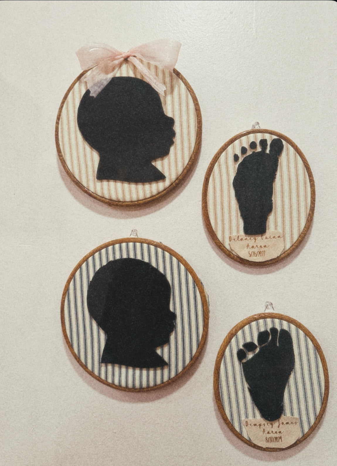 Custom hoop frames