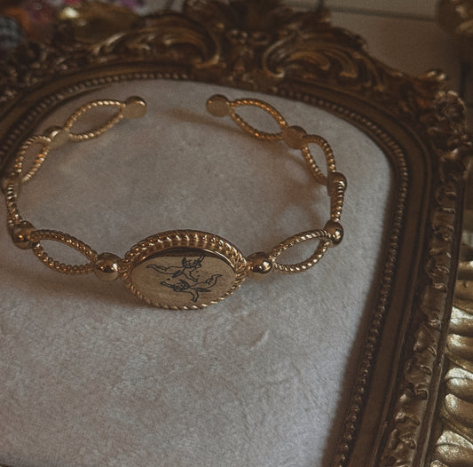 Double angel bangle