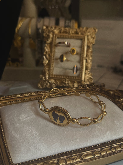 The Legacy Link Bangle – Custom Profile Jewelry